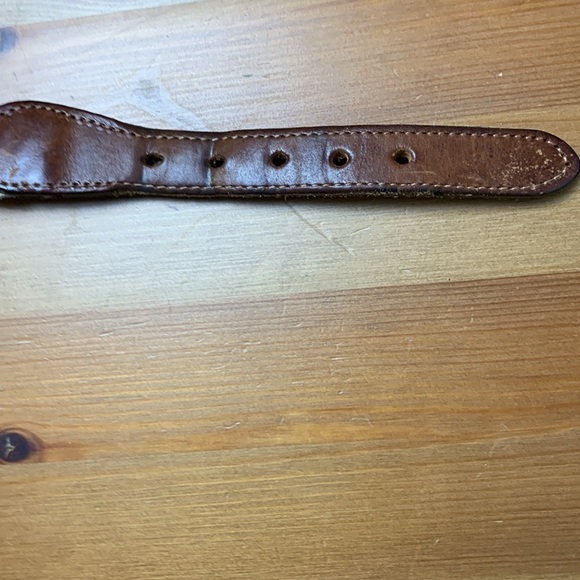 Nautical Theme  Belt w fabric and leather - Picture 7 of 8